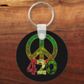 Porte-clés 4 20 Paix (Recto)