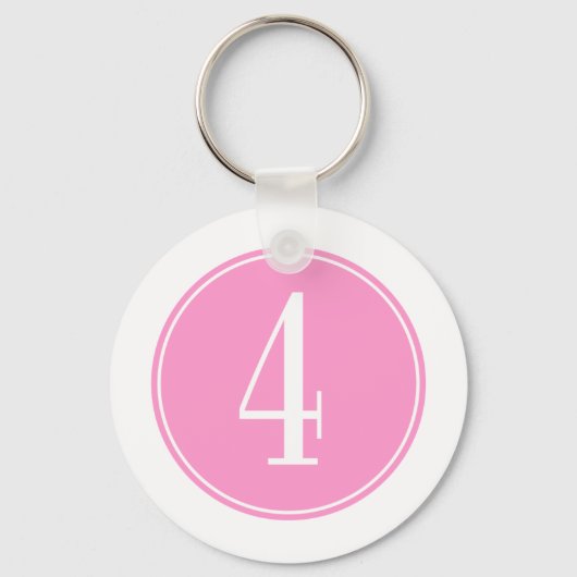 Porte-clés #4 Cercle rose (Recto)