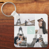 Porte-clés 4 Galerie de photos Monogramme vert (Recto)