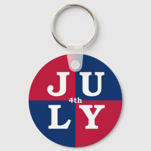 Porte-clés 4 juillet