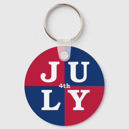 Porte-clés 4 juillet (Recto)