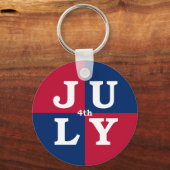Porte-clés 4 juillet (Recto)
