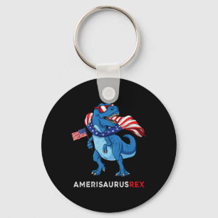 Porte-clés 4 juillet Amerisaurus T Rex Dinosaur Garçons T