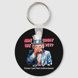 Porte-clés 4 juillet Anti Trump Sommes-Nous Gentils Et Oncle