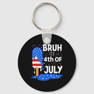 Porte-clés 4 juillet Chemises Pour Enfants Bruh Ice Pops Garç