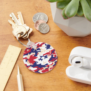 Porte-clés 4 juillet, Jour de l'Indépendance, Beige de camouf