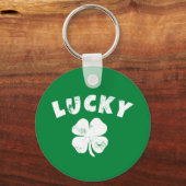 Porte-clés 4 Leaf Lucky Clover St. Patrick's Day (Recto)