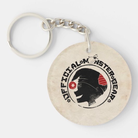 Porte-clés 4 petits monstres - logo de vacances de Nigel (Devant)