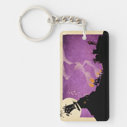 Porte-clés 4 petits monstres - nuit de Halloween (Devant)