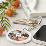 Porte-clés 4 Photo personnalisée Collage personnalisé<br><div class="desc">Créez un Collage photo personnalisé unique customisé personnalisé 4 porte - clé photo avec le texte de Ricaso - ajoutez vos propres 4 photos. parfait pour un cadeau pour vous-même ou d'autres.</div>