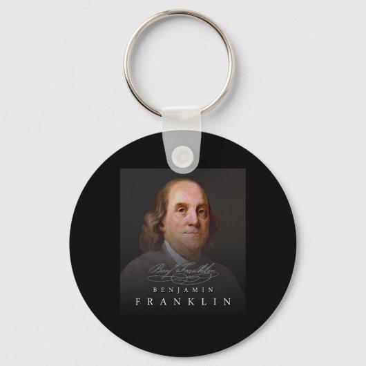 Porte-clés 4e Père fondateur Ben Benjamin Franklin Tee (Recto)