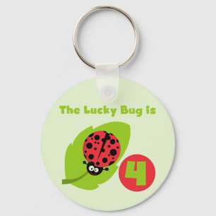 Porte-clés 4èmes T-shirts et cadeaux d'anniversaire d'insecte