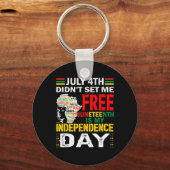 Porte-clés 4th Ne m'a pas libérée Junetdix (Recto)