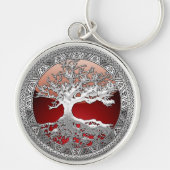 Porte-clés [500] Arbre Celtique de Vie [Argent] (Devant)