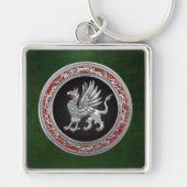 Porte-clés [500] Griffin d'argent sacré (Devant)