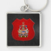 Porte-clés [500] Manteau du Canada des bras [3D] (Devant)