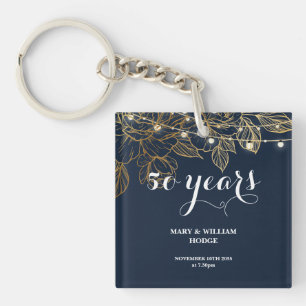 Porte-clés "50 ans de toujours : un anniversaire à retenir"