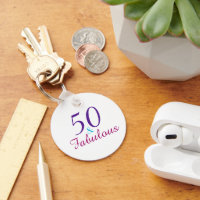50 et fabuleux Anniversaire rose violet bleu