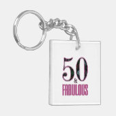 Porte-clés 50 et fabuleux Black Pink 50e anniversaire Photo (Devant gauche)