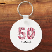 Porte-clés 50 et fabuleux pinceaux rose et léopard (Verso)