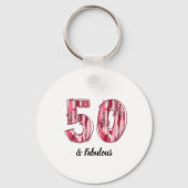 Porte-clés 50 et fabuleux pinceaux rose et léopard (Verso)