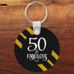 Porte-clés 50 et Fabulous Black and Gold