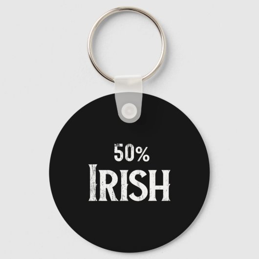 Porte-clés 50% Half Irish Shirt, St Patricks Day (Recto)