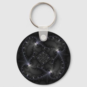 Porte-clés 50 Nuances De Gris - Art Fractal