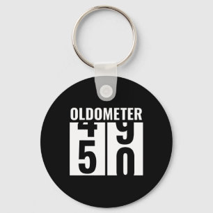 Porte-clés 50e 50 Anniversaire Drôle Cadeau Hommes Femmes Old