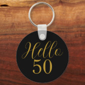 Porte-clés 50e anniversaire Black Gold Anniversaire (Recto)