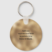 Porte-clés 50e anniversaire d'affaires commémoratif or (Verso)