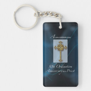 Porte-clés 50e anniversaire de l'ordination du prêtre