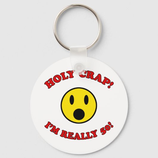 Porte-clés 50e anniversaire Gag Cadeaux (Recto)