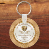 Porte-clés 50e anniversaire Merci pour célébrer avec nous (Recto)