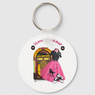 Porte-clés 50's I Love Rock & Roll Porte - clé