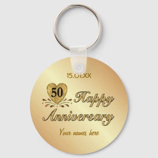 Porte-clés 50th Anniversary - Gold (Recto)