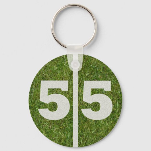 Porte-clés 55th Birthday Party Favor (Recto)