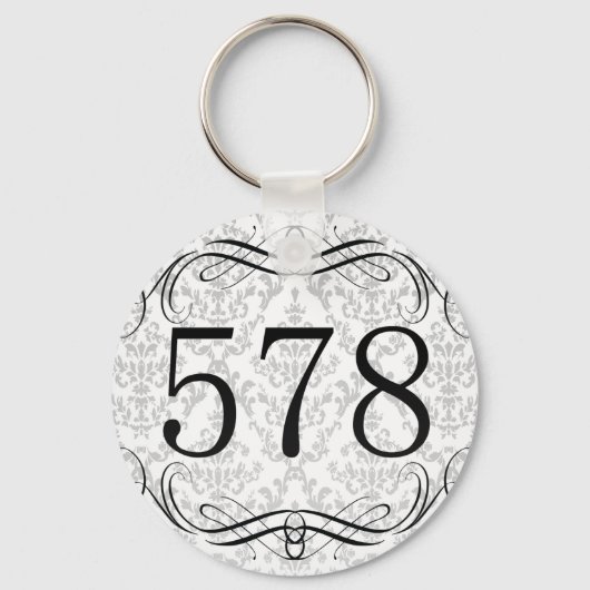 Porte-clés 578 Indicatif régional (Recto)