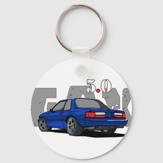 Porte-clés 5,0L Corps Fox (Notch Back). T-shirts (Recto)
