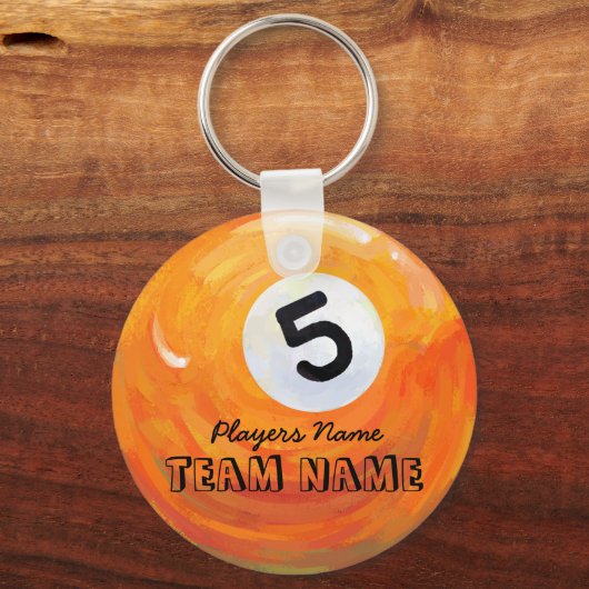 Porte-clés 5 balles (Recto)