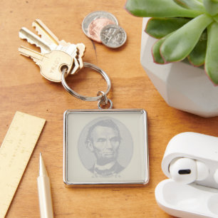 Porte-clés $5 Dollar Argent du président Abraham Lincoln