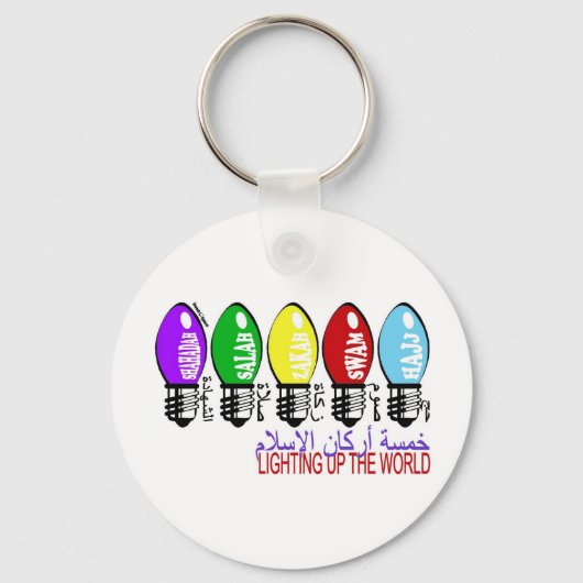 Porte-clés 5 Piliers de l'Islam (Recto)