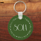 Porte-clés 5 solas (Recto)