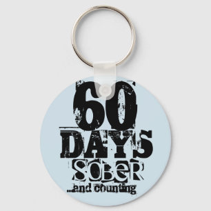 Porte-clés 60 Days Sobriety