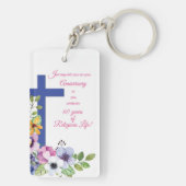 Porte-clés 60e Anniversaire, Nun, Religious Life Cross (Dos)