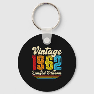 Porte-clés 60e anniversaire Vintage 1962 Edition limitée
