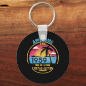 Porte-clés 63 Ans Awesome depuis 1959 63e Anniversaire (Recto)