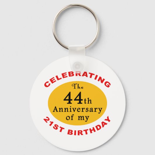 Porte-clés 65e anniversaire cadeaux de sac (Recto)