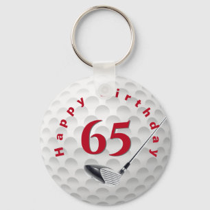 Porte-clés 65e anniversaire Golf Ball