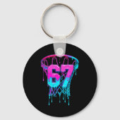 Porte-clés 67 Basketball Drip Six Seven Funny  (Recto)